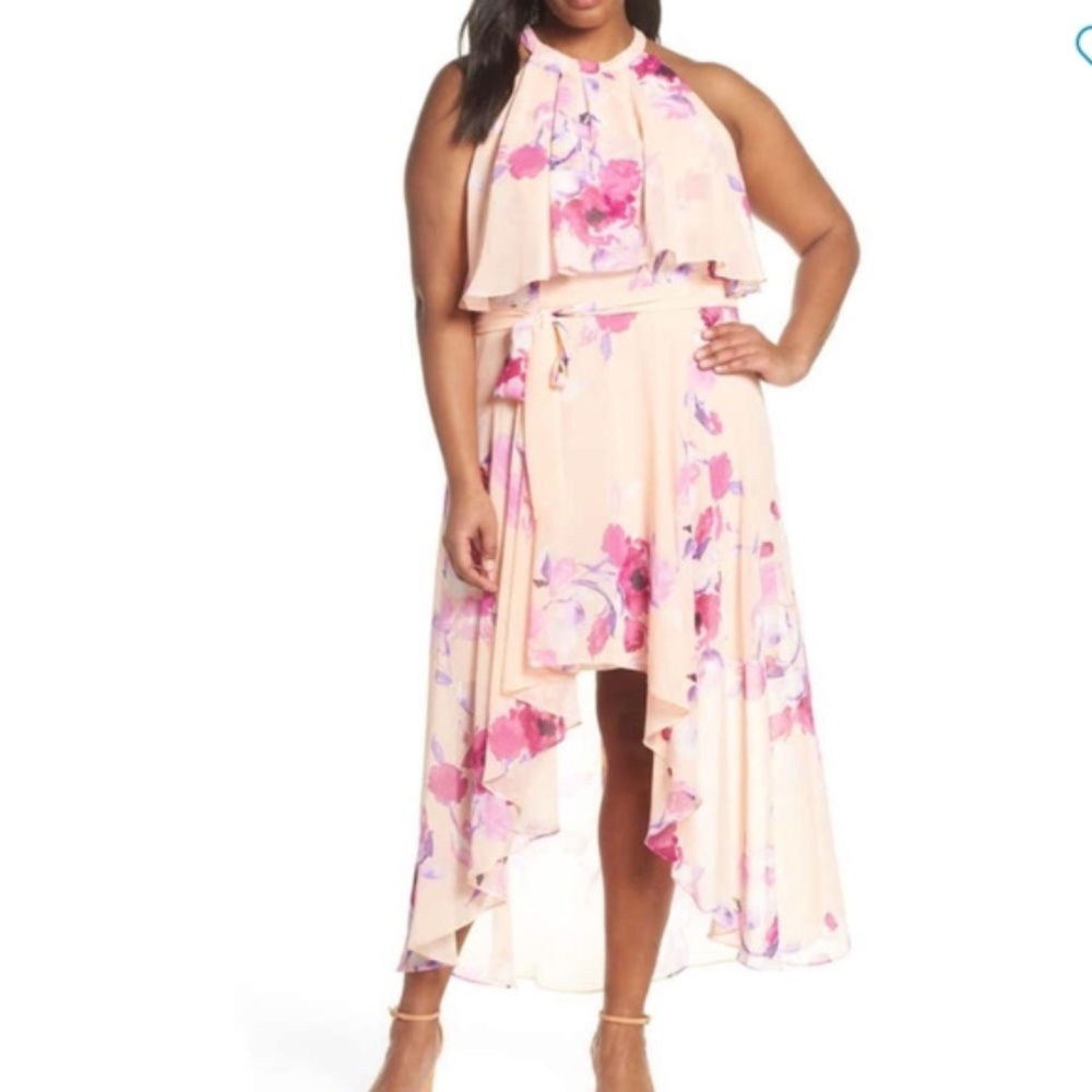 Eliza J Beautiful Floral Romantic Dress